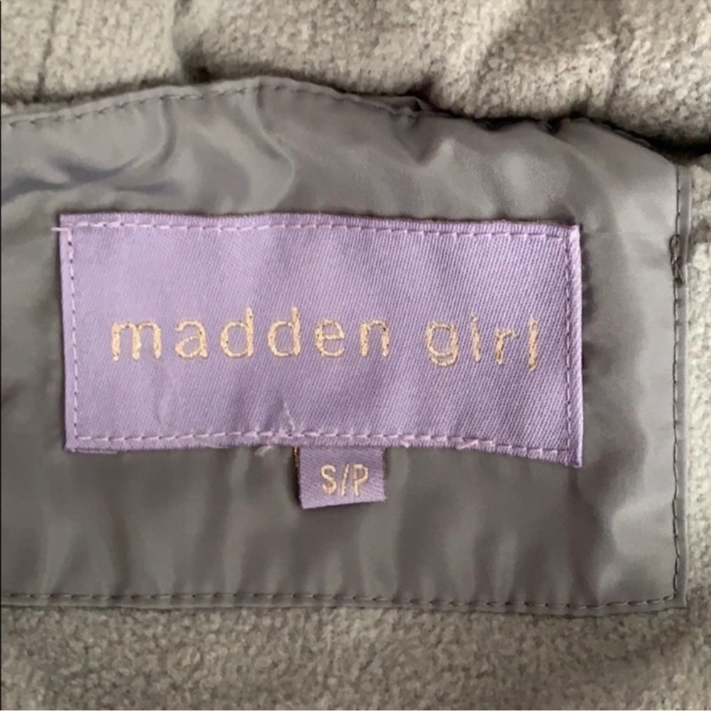 Women's Gray and Pink Hooded Jacket Steve Madden NWT - Picture 6 of 8